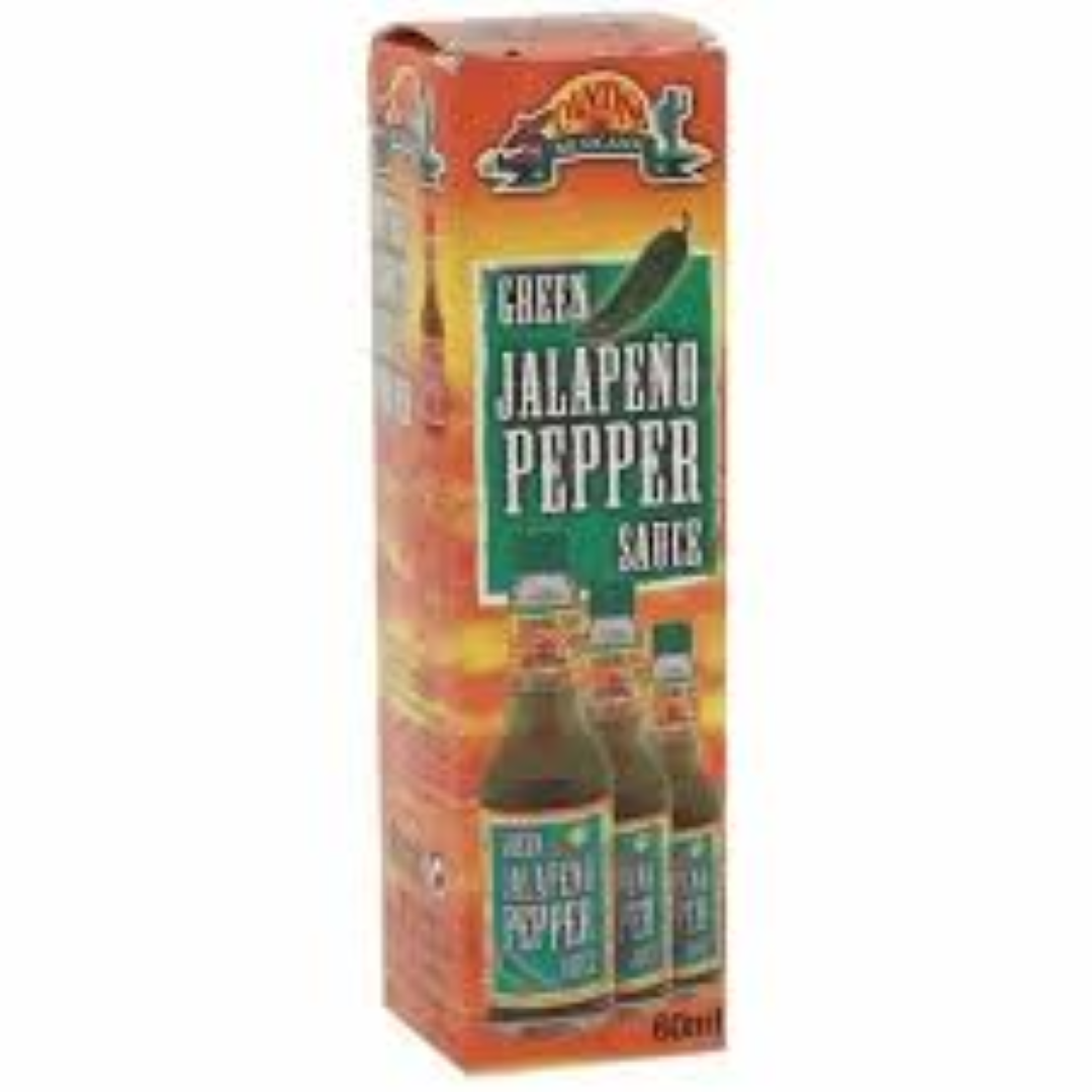 CANTINA GREEN JALAPENO PEPPER SAUCE 60ML
